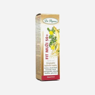 Dr.Popov Fit muži 50+, originální bylinné kapky, 50 ml